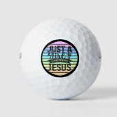 Balles De Golf Juste une fille qui aime Jésus (Devant)
