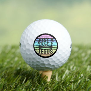Balles De Golf Juste une fille qui aime Jésus