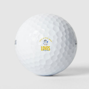 Balles De Golf Juste une fille qui aime les pingouins