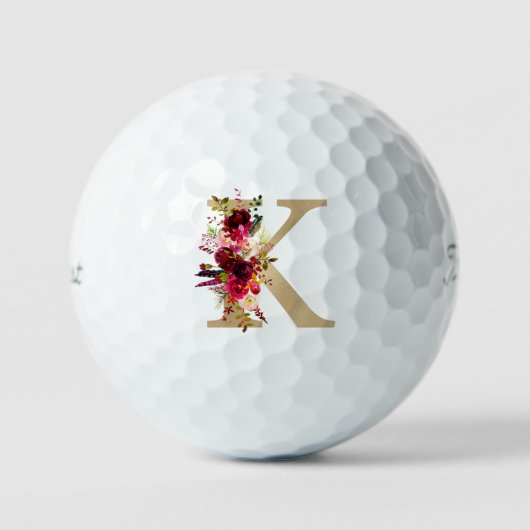 Balles De Golf K Floral (Recto)