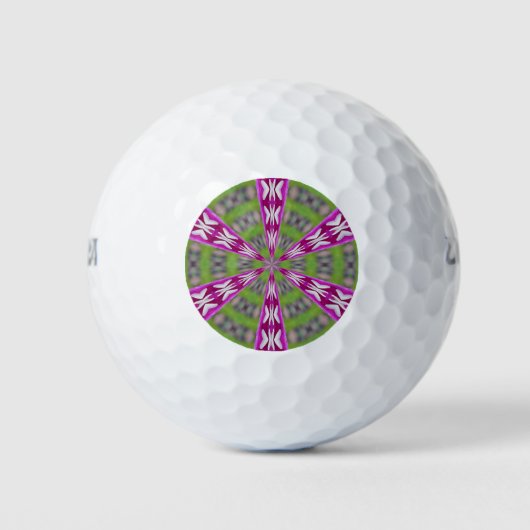 Balles De Golf Kaleidoscope Dahlia (Devant)