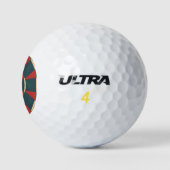 Balles De Golf Kaléidoscope mandalaïque (Logo)