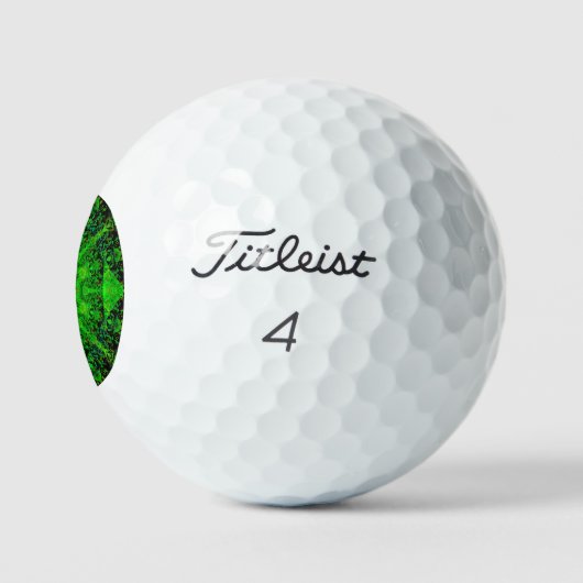 Balles De Golf Kaleidoscope Vert Viridescente (Logo)