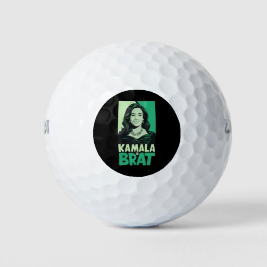 Balles De Golf Kamala est un sarcastique amusant (Devant)