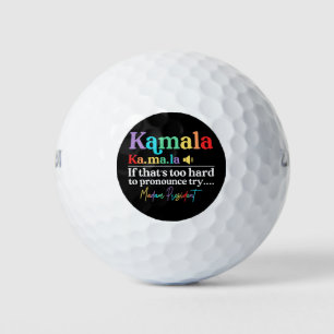 Balles De Golf Kamala Harris