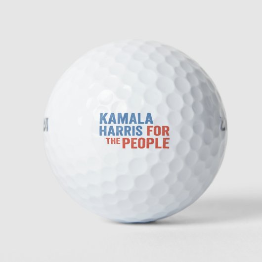 Balles De Golf Kamala Harris pour les démocrates électoraux popul (Devant)