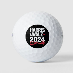 Balles De Golf Kamala Walz Évidemment 2024 Harris Waltz 2024