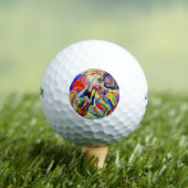 Balles De Golf Kandinsky - Tableau a la Tache Rouge (T-shirt Insitu)