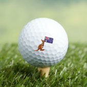 Balles De Golf kangourou drapeau australie (T-shirt Insitu)
