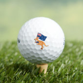 Balles de golf kangourou drapeau australien (T-shirt Insitu)