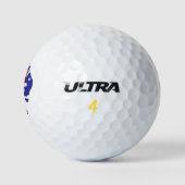 Balles De Golf Kangourou sur le drapeau australien (Logo)