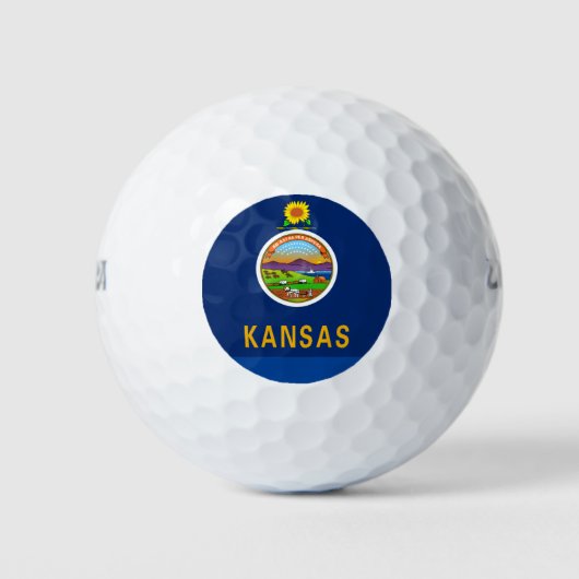 BALLES DE GOLF KANSAS FLAG (Devant)
