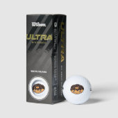 Balles De Golf Kawaii donut drôle et cool (Emballage)