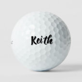 Balles De Golf Keith Nom de famille, (Recto)