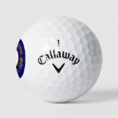 Balles De Golf Kentucky : Drapeau d'État américain du Commonwealt (Logo)