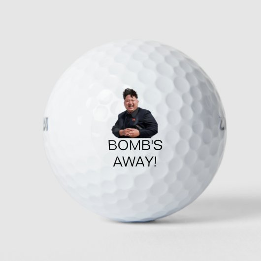 Balles De Golf Kim Jong Un Golf Ball, Funny Golf Balls, (Devant)