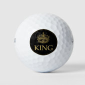 Balles De Golf King and Crown Royal Emblem (Devant)