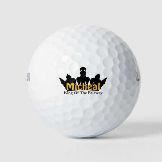 Balles De Golf King of the Fairway Crown Custom Golf Balls (Devant)