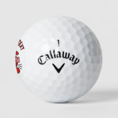 Balles De Golf Kissing Comic Sound Effect (Logo)
