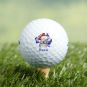 Balles De Golf Koala sur le drapeau australien (T-shirt Insitu)