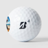 Balles De Golf Koala sur une plage de sable (Logo)
