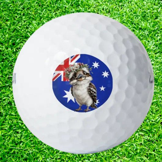 Balles De Golf Kookaburra Australien True-Blue