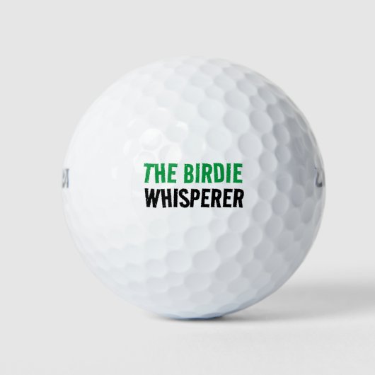 Balles De Golf La Birdie Whisperer (Devant)