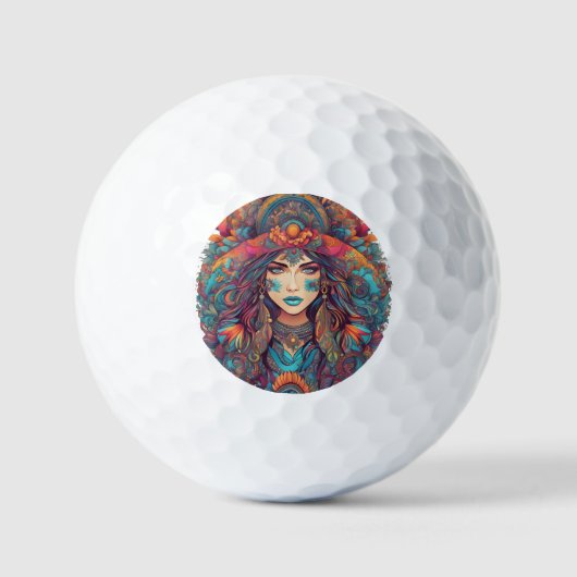 Balles De Golf La Divine Féminine (Recto)