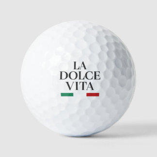 Balles De Golf La Dolce Vita Italienne Golf Balls