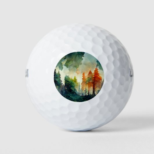 Balles De Golf La forêt (nature) (Devant)