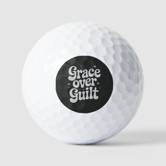Balles De Golf La grâce sur la culpabilité (Recto)