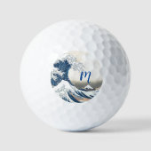 Balles De Golf La Grande Vague - L'art japonais (Recto)
