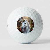 Balles De Golf « La Licorne de Noël » (Recto)