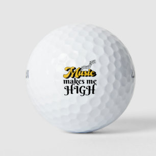 Balles De Golf La Musique Me Fait Haut