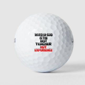 BALLES DE GOLF LA PAROLE DE DIEU EST LE MEILLEUR ENSEIGNANT... PA