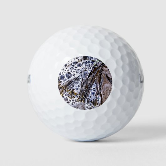 BALLES DE GOLF LA PLAGE, ALGUES, EAU ET SABLE (Devant)