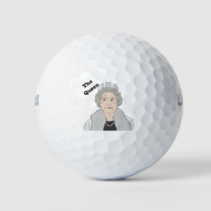 Balles De Golf La reine d'Angleterre Elizabeth II pourcentage ang