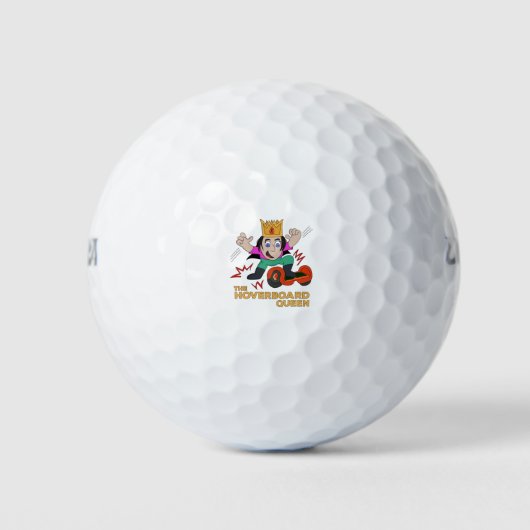 Balles De Golf La reine du Hoverboard (Devant)