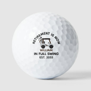 Balles De Golf La Retraite Est Maintenant En Pleine Chute - Drôle