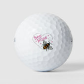Balles De Golf La Saint-Valentin Bee Mine (Devant)