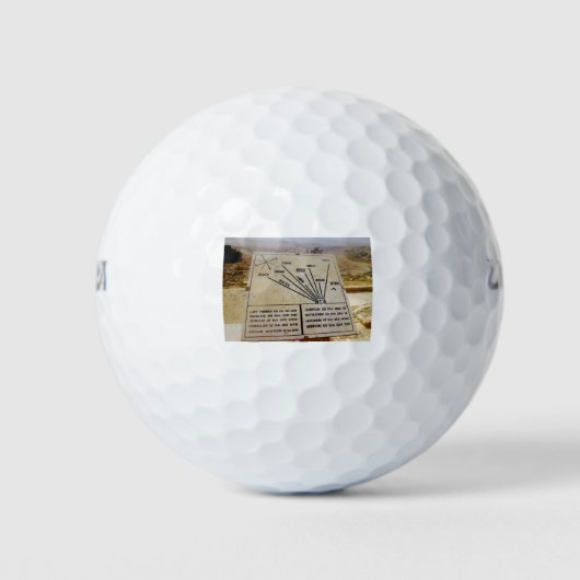 Balles De Golf La Terre Promise (Devant)