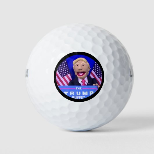 Balles De Golf La TrumpPuppet Balls (Pour le golf) boîte de 12 co (Devant)