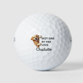 Balles De Golf Labrador Best Dad Gift  (Devant)