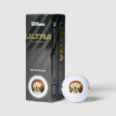 BALLES DE GOLF LABRADOR JAUNE (Emballage)