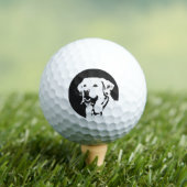 Balles De Golf Labrador Retriever (T-shirt Insitu)