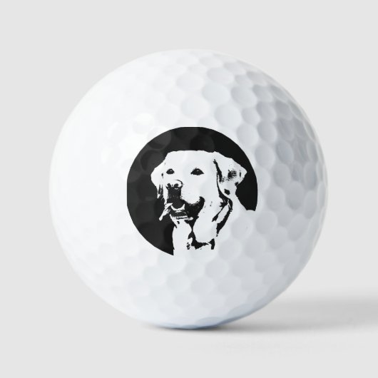 Balles De Golf Labrador Retriever (Recto)