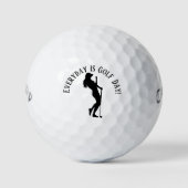 Balles De Golf Lady Golfer Custom (Devant)
