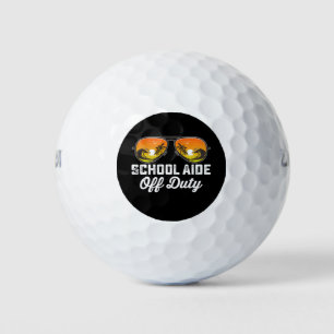 Balles De Golf L'Aide De L'École Lunettes De Soleil Dernier Jour