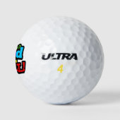 BALLES DE GOLF *LAISSEZ LES BONS TEMPS ROLL* GOLF BALL (Logo)