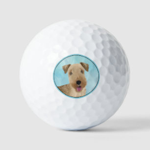 Balles De Golf Lakeland Terrier Peinture - Cute Original Chien Ar